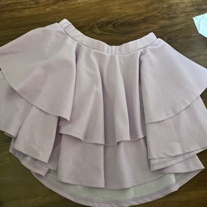 purple skater skirt